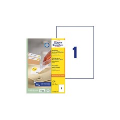 Avery Self-Adhesive Label Rounded